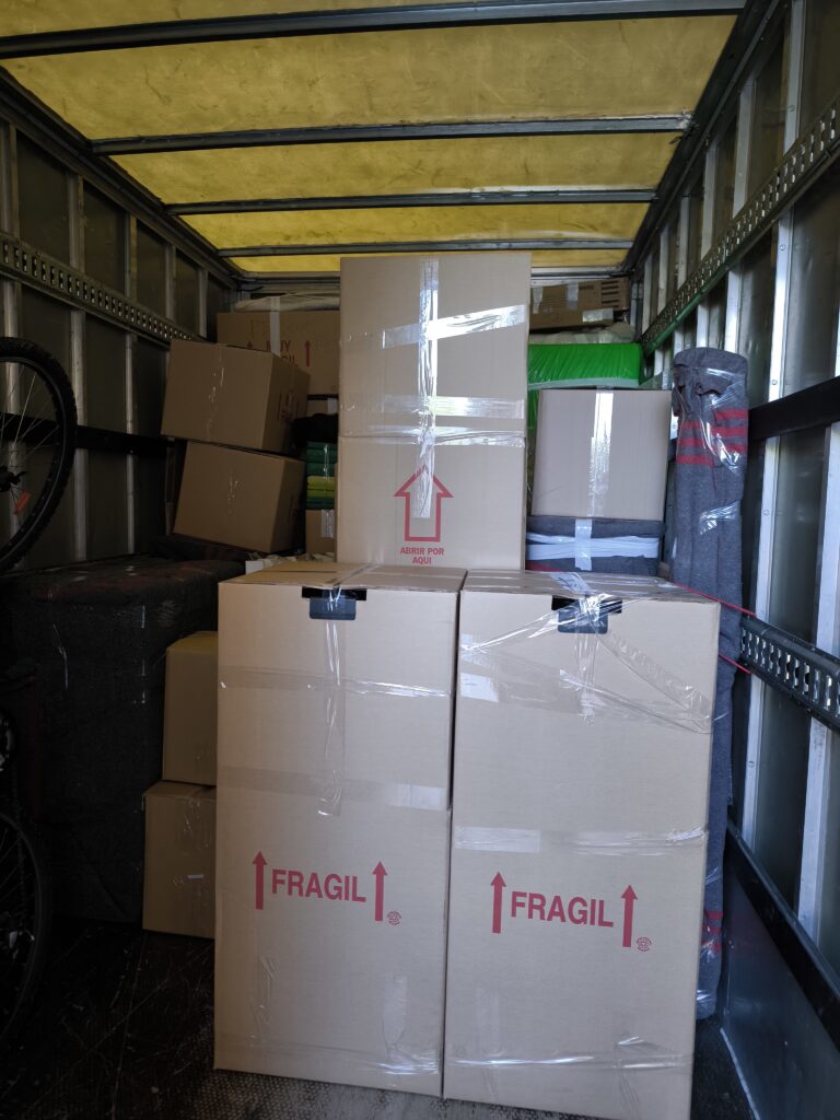 Porte de bultos sueltos en Legazpi Madrid 